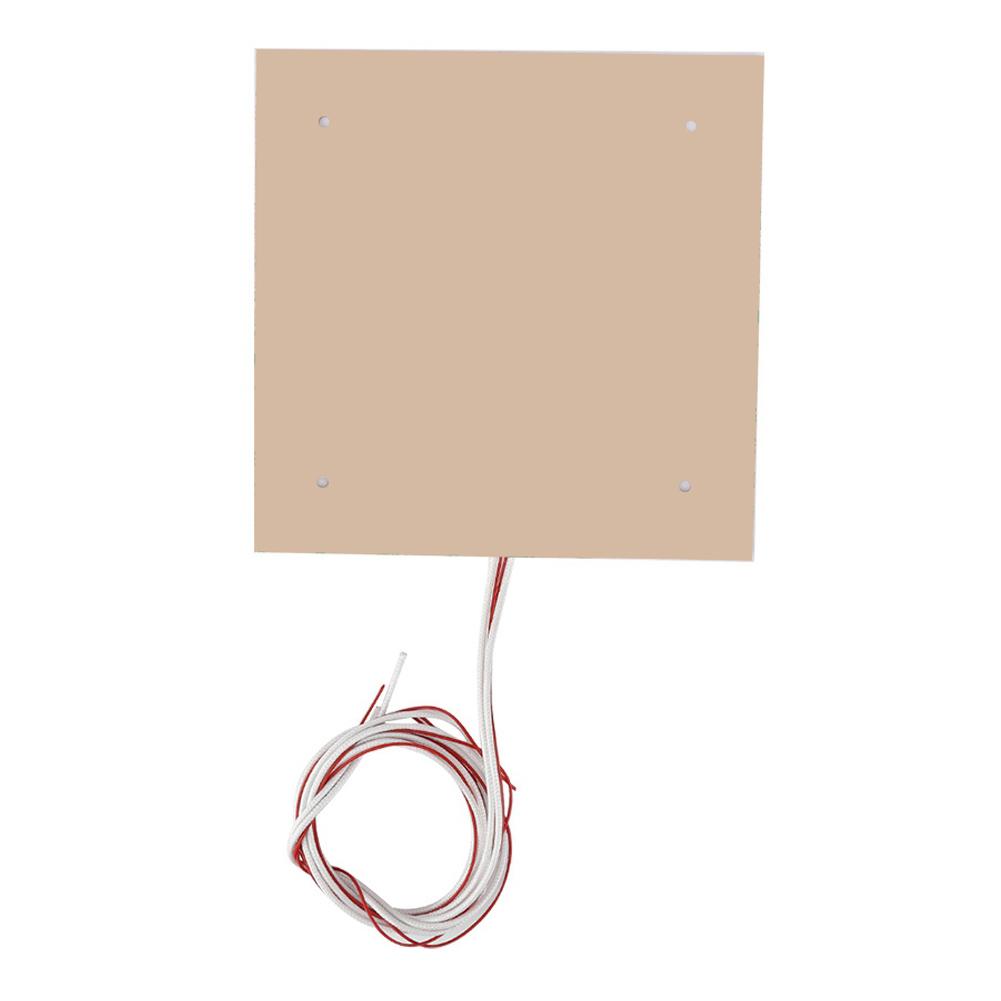 200W 24V 235*235mm High Temperature Resistance Silicone Heated Bed Heating Pad for 3D Printer