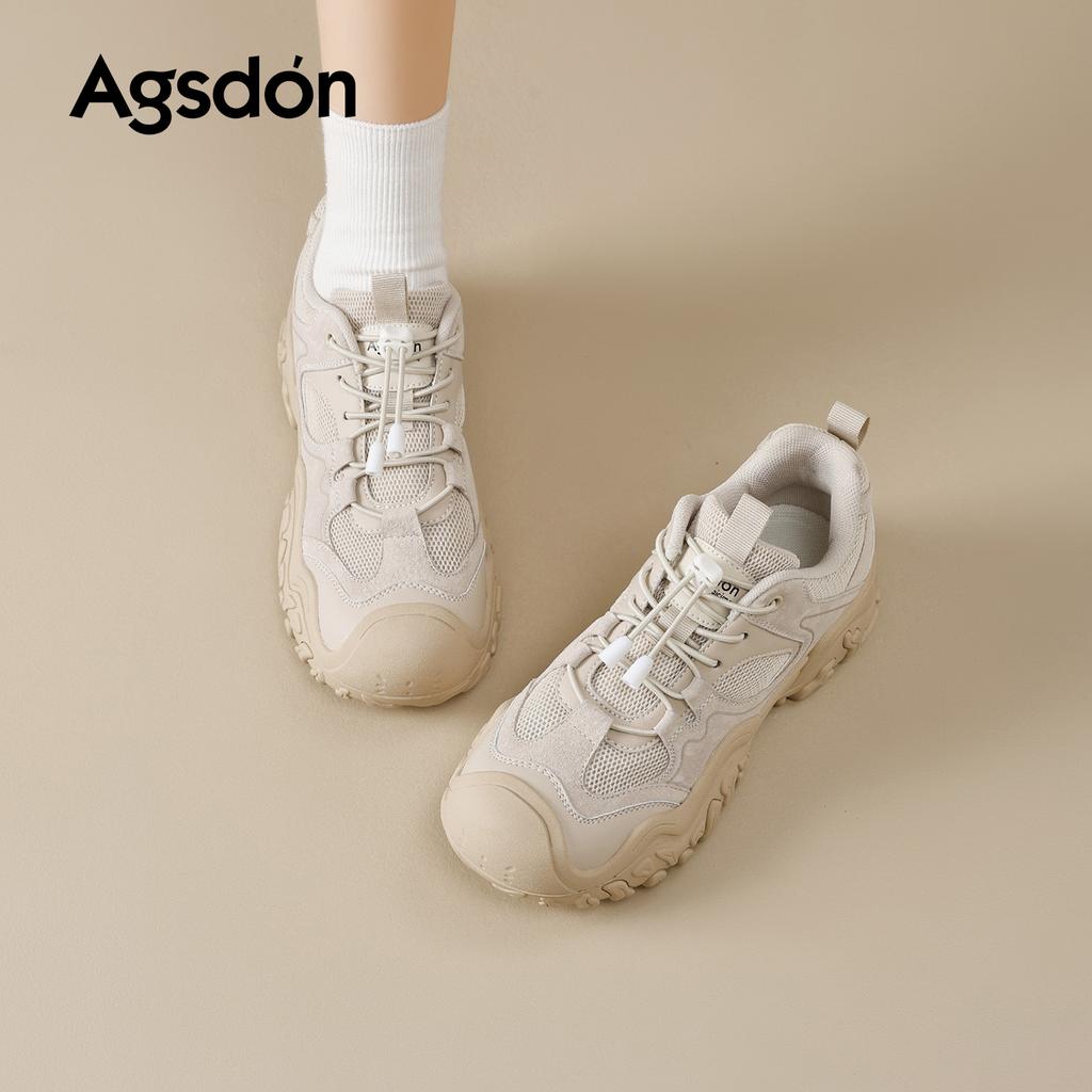 Augustine Platform Hiking Shoes New Spring Outdoor Soft-soled Dad Shoes Hiking Casual Sports Shoes