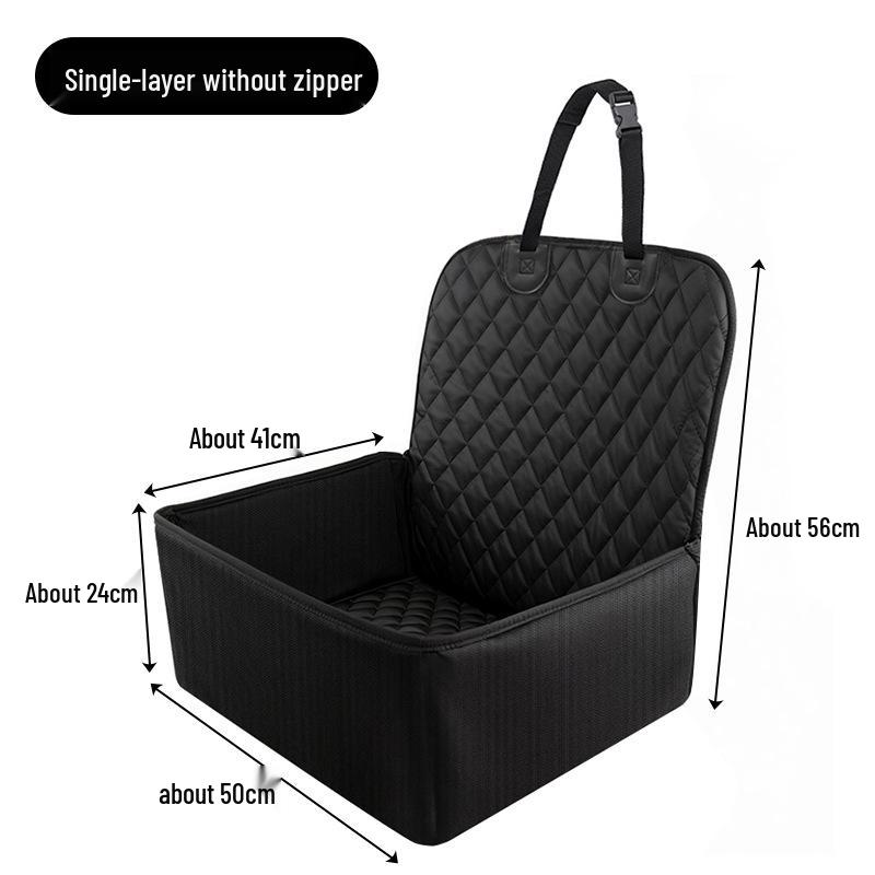 Waterproof Universal Pet Car Seat Cover - Anti-Dirty, Foldable, Four Seasons Mat for Cats & Dogs