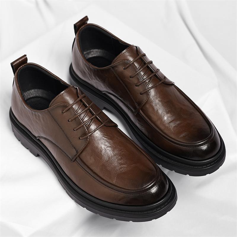 New Spring Summer Mens Oxford Shoes Classic Comfy Casual Shoes Male Lace Up Business Footwear Fashion Style Derby Shoes Sneakers