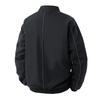Spring New Men Baseball Jacket Solid Color Casual Simple Stand-Up Collar Zip-Up Cardigan Tops For Man