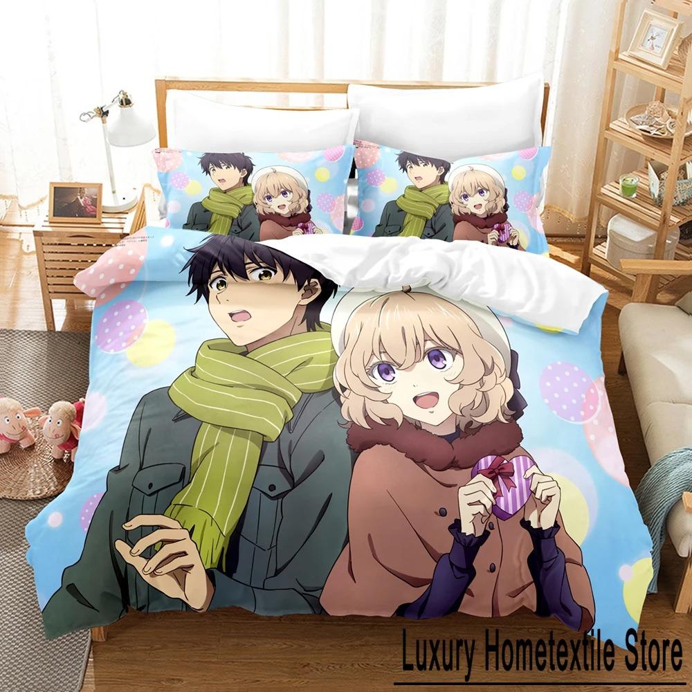 

Pillow Cover Bedroom Decoration Bed Set Single_Queen Size Boys as well as Girls with 3D Cartoon Kyokou Suiri Bedding Set Duvet Cover 70x133cm 2pcs