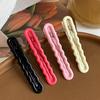 10Pcs Women Hairpins Wide Design Bangs Hairstyles Hair Clips Updos Half-Tied Flat Non-Slip Portable Candy Color