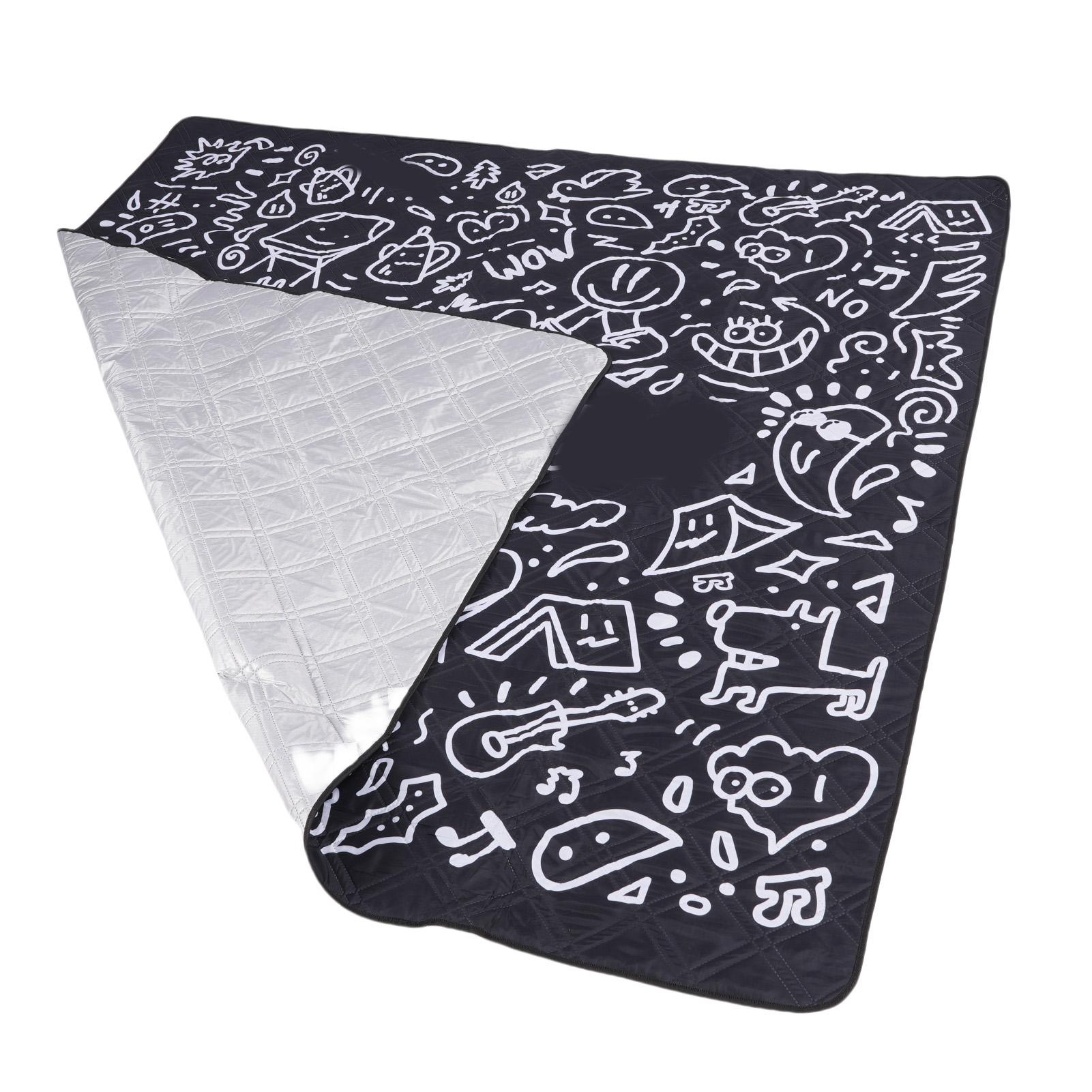 

Одеяло для пикника 6,6 футов длина стороны Утолщенный водонепроницаемый коврик для пикника Машинная стирка для улицы