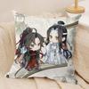 MMo DDao ZZu SShi Cushion Cover Soft Plush Fabric DoubleSided Printed Sofa Cushion Cover for All Seasons Home Decor Gift
