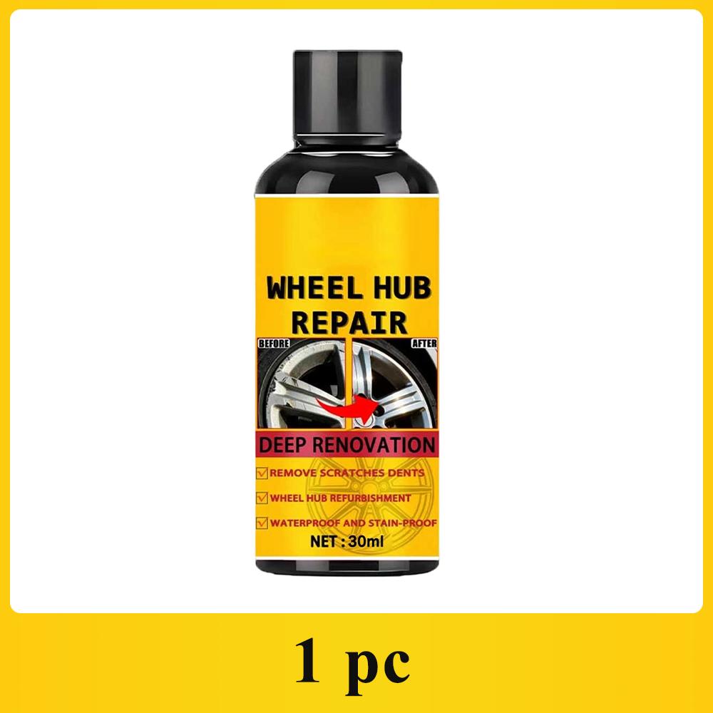Wheel Rim Scratch Renovation Repair Paste, Car Alloy Rim Damage Remedy Coating 1pc