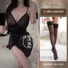 Erotic Underwear Is Pure and Shiny, Deep V Suspender Skirt, Hot Style Split Fork Transparent Couple Erotic Clothes