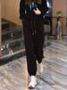 Winter large size thickened velvet corduroy pants women 2025 new women's loose slimming cuffed harem pants