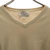 ARMANI JEANS 90s Made in Italy Old Long sleeve V neck knit M beige Men's Used