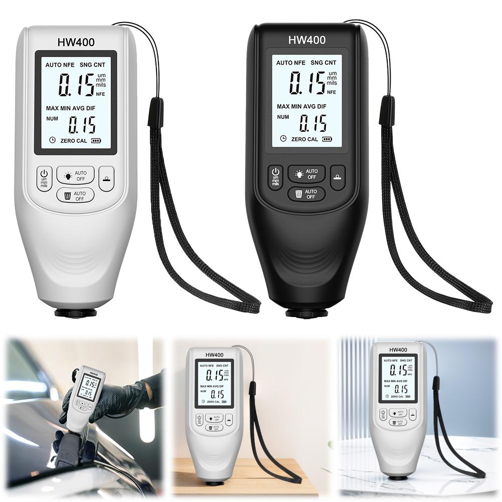 0-2000UM Digital Car Paint Thickness Gauge High Precision FE/NFE Coating Tester Meter Resolution 1um Car Coating Measuring Tools