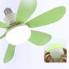 E27 Fan Lamp Tri-color Dimming Home Bedroom Kids Study Room Living Room Fan Lamp Infinitely