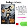 Halloween Jack Skellington Pumpkin Pearl Painting Art Kit Handmade Diy Home Decorations