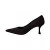 Salvatore Ferragamo Ferragamo Elydea Suede Pump Black