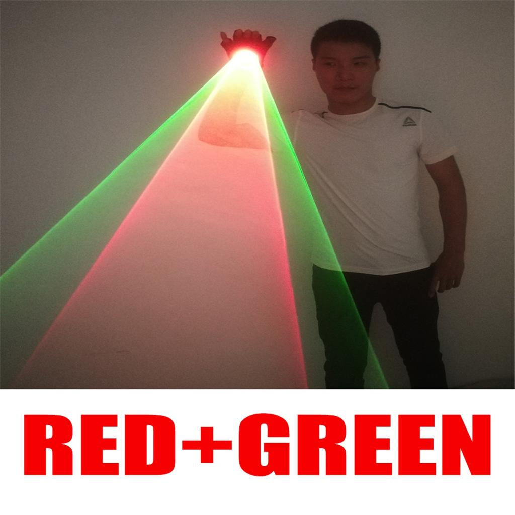 Green Red Blue RGB Rotating Laser Gloves Whirlwind Handheld Lazer Cannon Tunnel Effect Vortex LED Light Pub Party Show