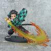 Hot 14-22cm Demon Slayer Anime Figure Tanjirou Agatsuma Zenitsu Kyoujurou Action Figural PVC Model Collection Toy for Kids Gifts