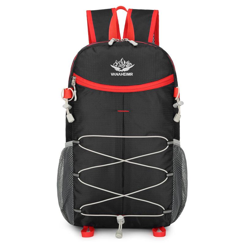 Schoolbag Outdoor Backpack New Foldable Bag Portable Men's and Women's Backpack Sports Large Capacity Travel Hiking Backpack