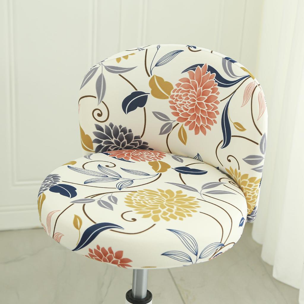 Universal Arc-shaped Chair Cover Cushion Backrest Computer Office Negotiation Meeting Seat Cover Milk Tea Shop Chair Stool