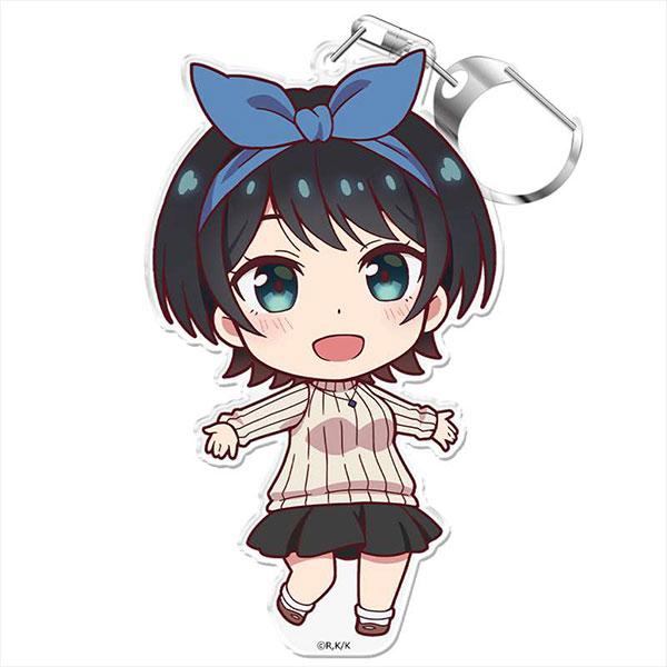 Anime Rent A Girlfriend Figures Chizuru Sakurasawa Action Model Acrylic Keychains Kawaii Bag Pendant Key Chains Children's Gifts