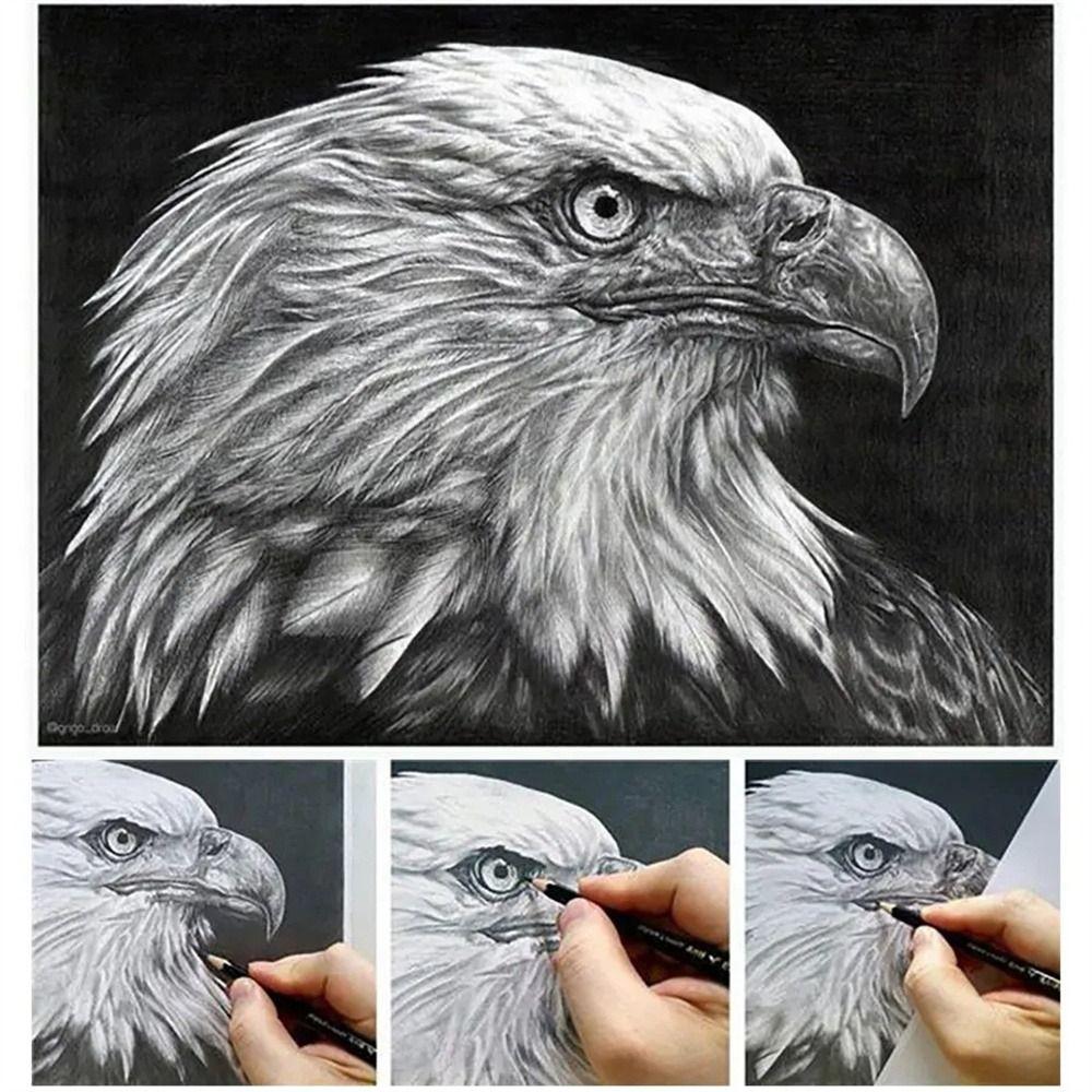 Graphite Shading Wooden Lead Pencils 2H-8B Drawing Pencil Journal Sketch Pencil  Stationery