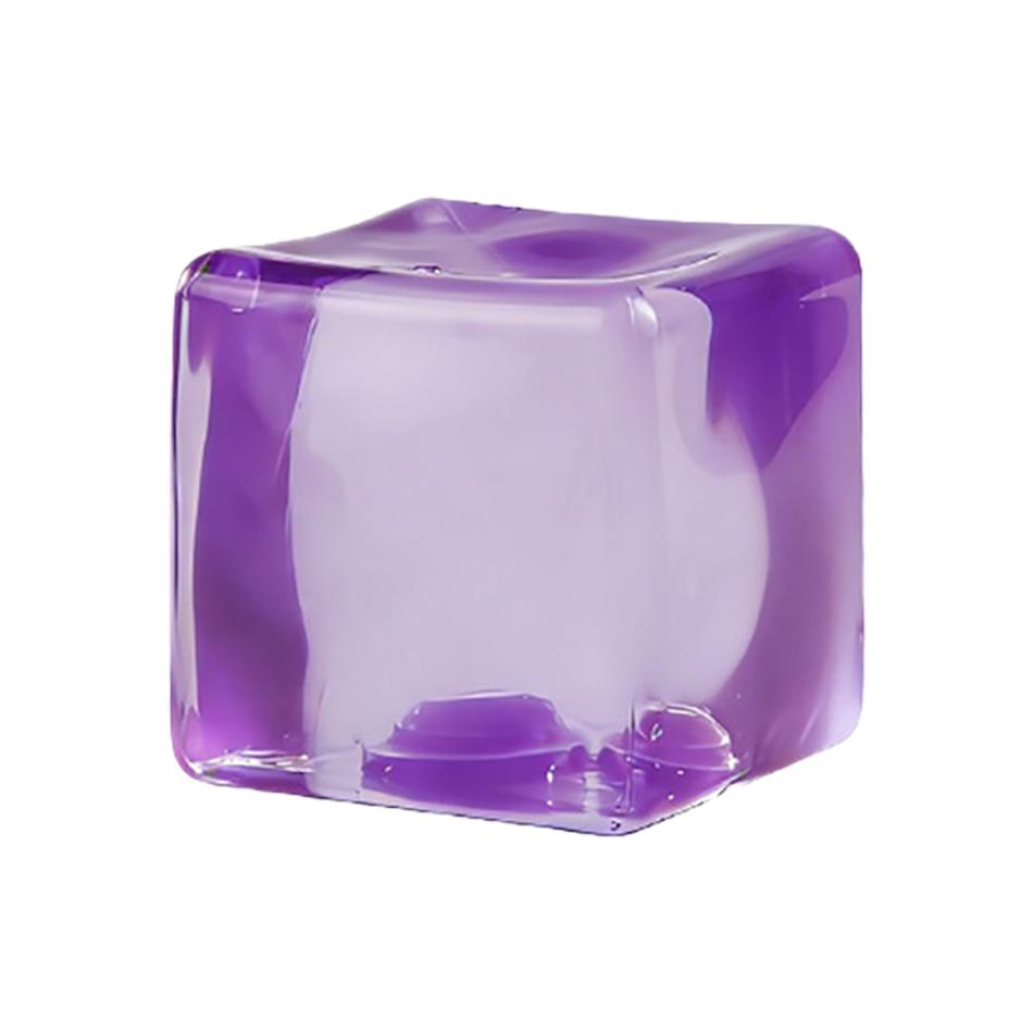 Colorful Fidget Toy Squishy Toys Ice Block Stress Ball Toy Kawaii Transparent Snowflake Cube Square Stress Relief Squeeze Toy