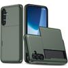 Armor Slide Kartenetui für Samsung Galaxy S25 Edge S24 S23 S22 S21 S20 Ultra S24 S23 FE Kartensteckplatzhalter Abdeckung Brieftasche Schiebeabdeckung