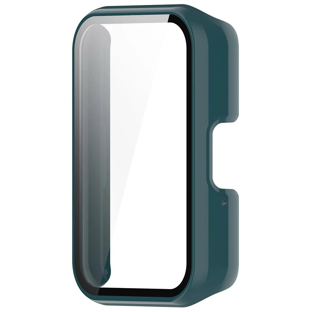 PC Watch Case Smartwatch Protective Cover with Tempered Glass Anti-Fall Dustproof for Samsung Galaxy Fit 3 SM-R390