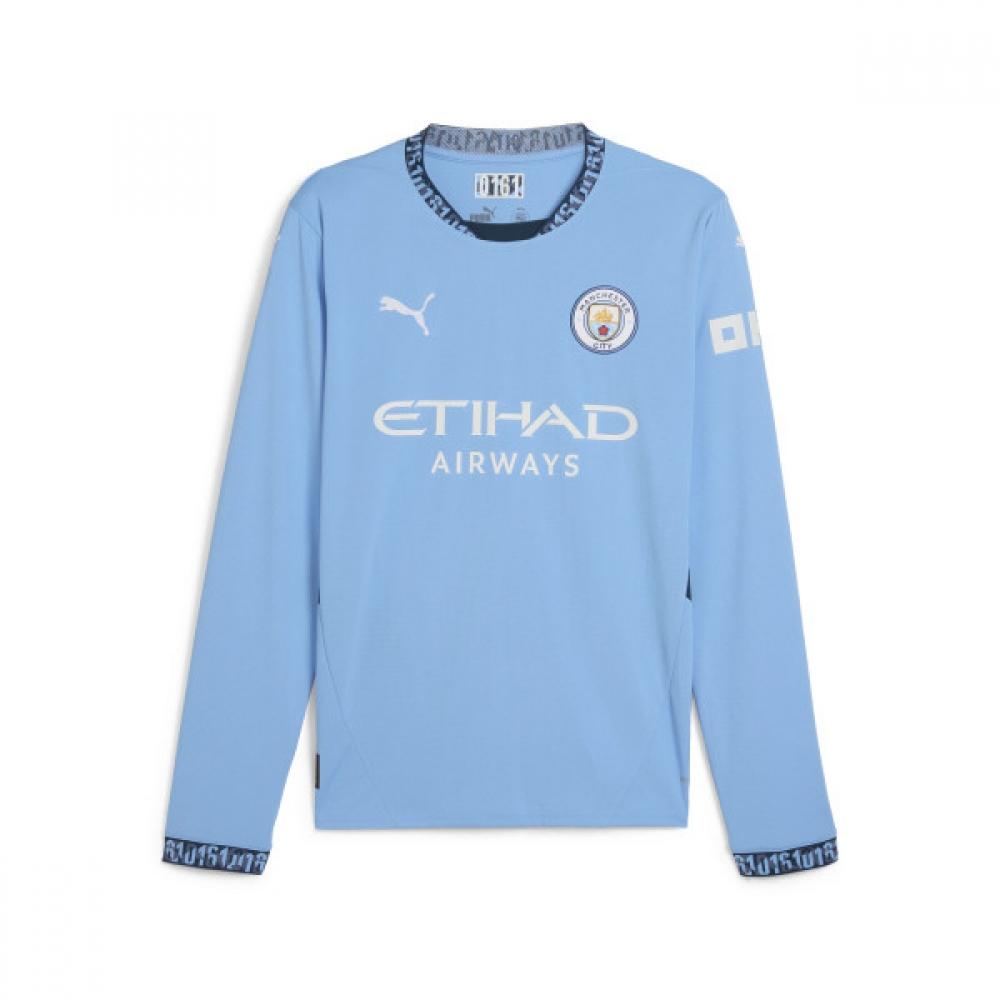 Puma Official Mcfc Home Long Sleeve Replica Jersey