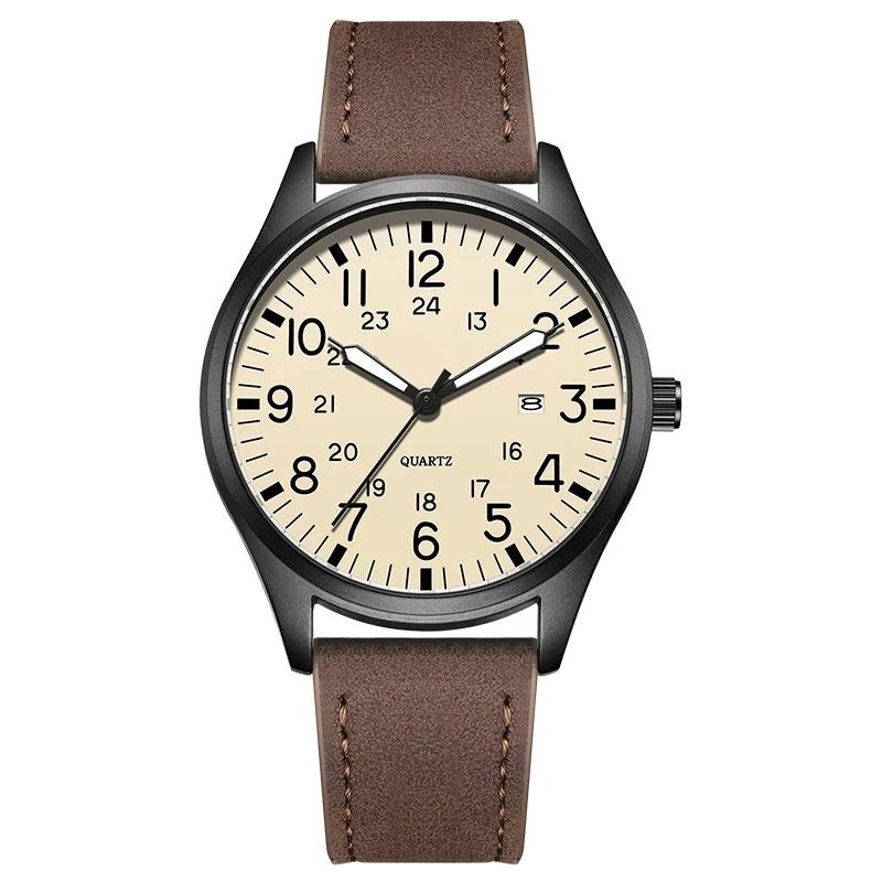 

Casual Men Quartz Watch Outdoor Sports Nylon Strap Waterproof Luminous Date Chronograph Man Wristwatches Relogios Masculino