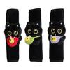 Black Cat Seat Belt Shoulder Pad Cover Soft Plush Car Safety Belt Protector for Kids Car Interior Decor for Anti-Chafing