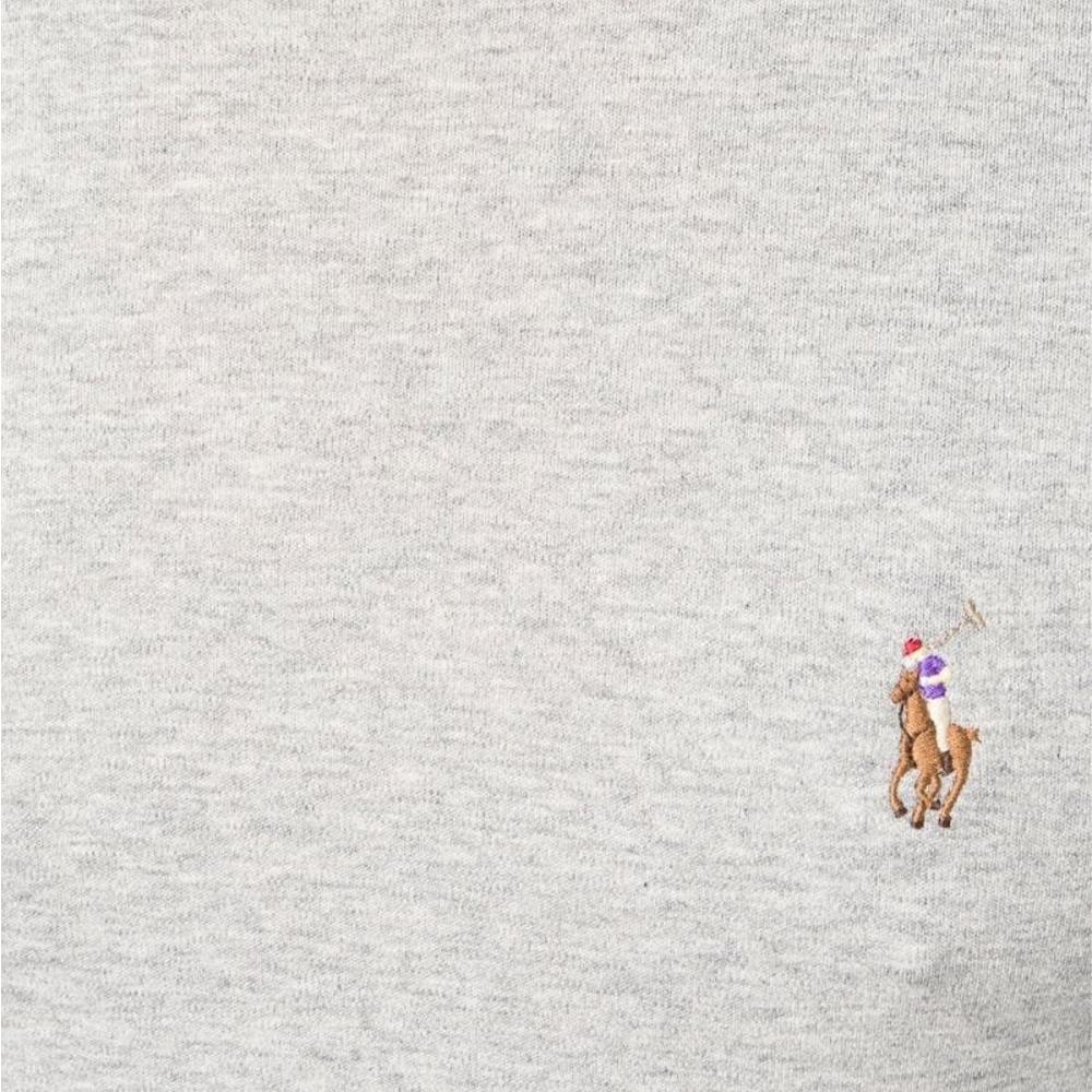 Polo Ralph Lauren Ss23 Solid Logo Embroidered Crew Neck Long Sleeve T-Shirt Men Tops Light-Gray 710760121-004