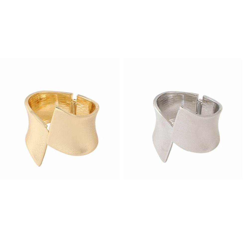 Goth Chunky Heavy Bracelet Exaggerated Fashion Punk Bangle Open Wide Open Bracelet Party Jewelry