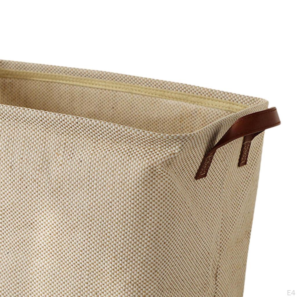 Collapsible Laundry Storage Basket Bin Dirty Clothes Box with Handles