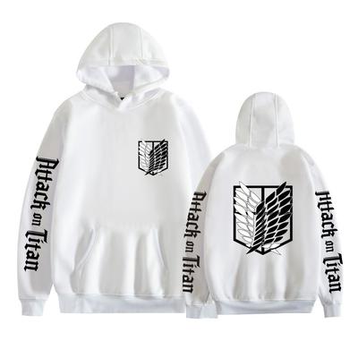 Unisex Attack On Titan Hoodie Sweatshirt for Mens Womens CARTOON Printed Cool Streetwear