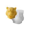 3D Tigers Head Candle Molds Halloween Silicone Molds Scented Candle Resin Castings Molds for Home Decorations DIYs Craft