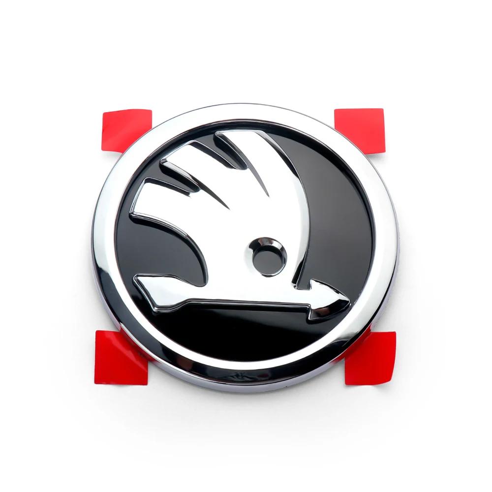 Pegatina para Coche 2025 Nueva 1 ud. 80/90/100 mm Insignia Frontal Capó Coche Pegatina Decoración Maletero Trasero Para Skoda Octavia Rapid Fabia Superb Ko