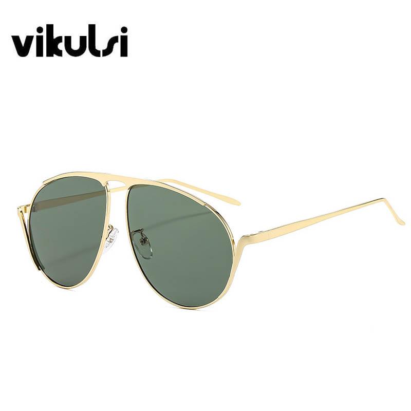 

Punk Vintage Pilot Men s Sunglasses Brand Design Metal Frame Oversized Sun Glasses Party Travel Glasses Gift Ideal Choice UV400