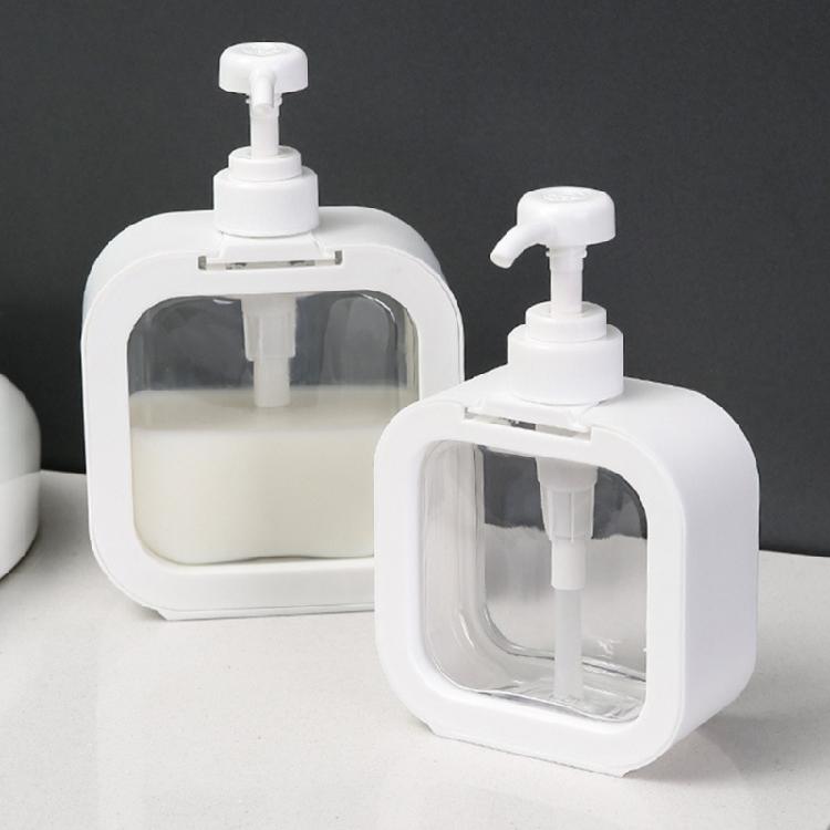Plastic Pump Bottle Soap Dispenser Hand Wash Liquid Holders For Kitchen Bathroom Essential NonSpill Liquid Management