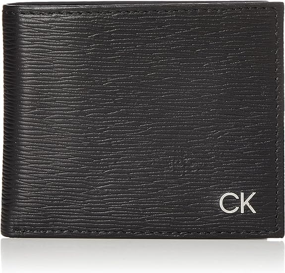 

Calvin Klein CALVIN KLEIN with Coin CK Black Bi-fold Wallet, Leather, Case, Logo, 31CK130008, Men s, [Used]