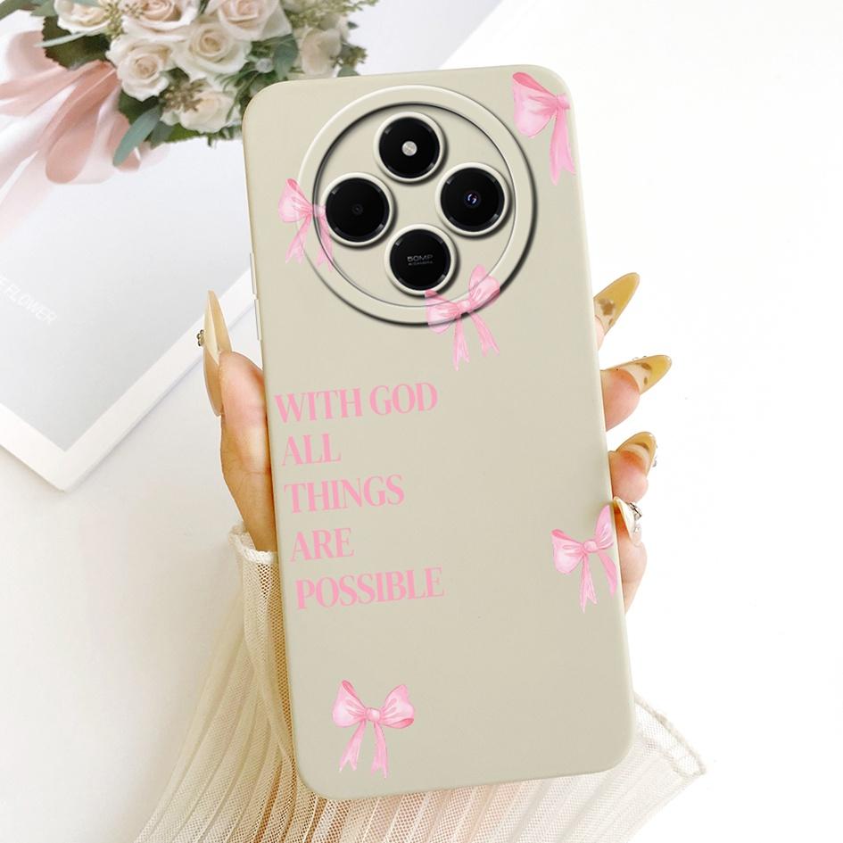 For Xiaomi Redmi 14C Case Redmi14C New Cute Cat Silicone Soft Cover For Poco C75 PocoC75 Redmi A4 A3 Pro Protective Phone Shells
