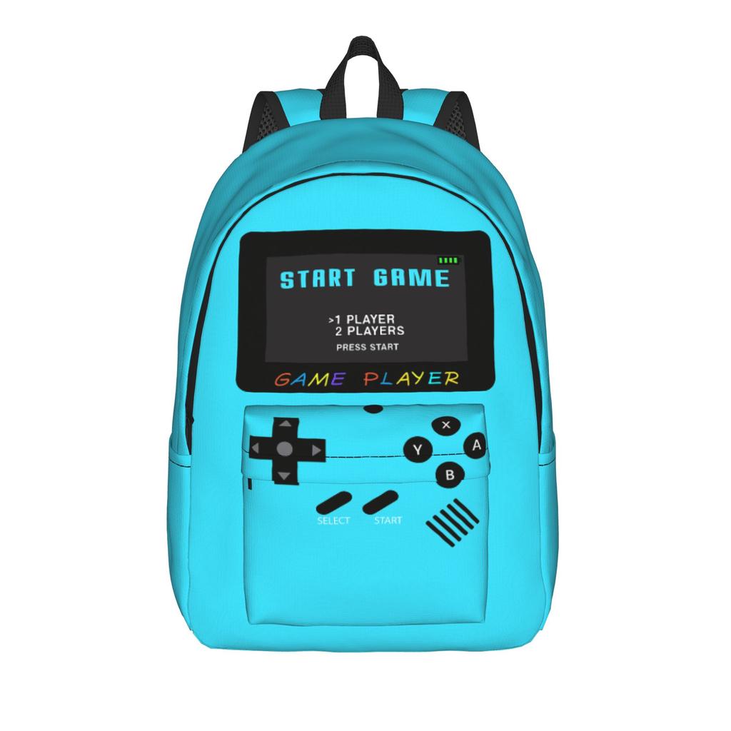 Video Game Gaming Controller Fashion Backpack with Pocket High School Hiking Travel Daypack for Men Women College Shoulder Bag