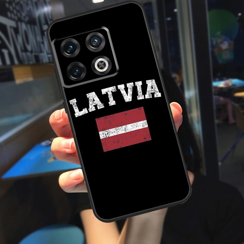 Latvia Flag Funda For OnePlus 13 12 R 11 9 10 Pro 8T 9RT 10T OnePlus Nord 4 CE 2 3 Lite N30 N20 Case
