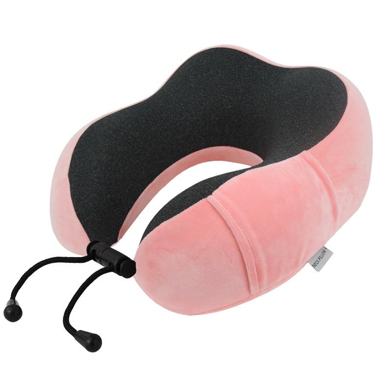Memory cotton slow rebound pillow travel office lunch break neck pillow pocket aviation pillow