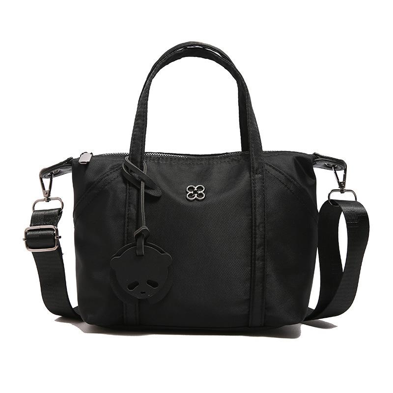 

Мини-сумка-тоут макарон, портативная на плечо, через плечо, простая модная универсальная, с чувством дизайна, маленькая квадратная сумка чёрный