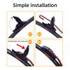 Car Windshield Wiper Blade 13 "14" 16 "18" 19 "20" 21 "22" 24 "26" 28 "Waterproof Wiper Blade J/U Hook Double Rubber Wiper Blade