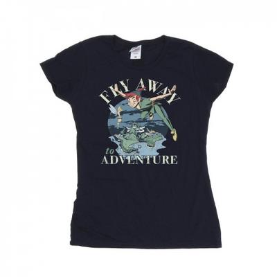 Womens/Ladies Peter Pan Fly Away To Adventure Cotton T-Shirt