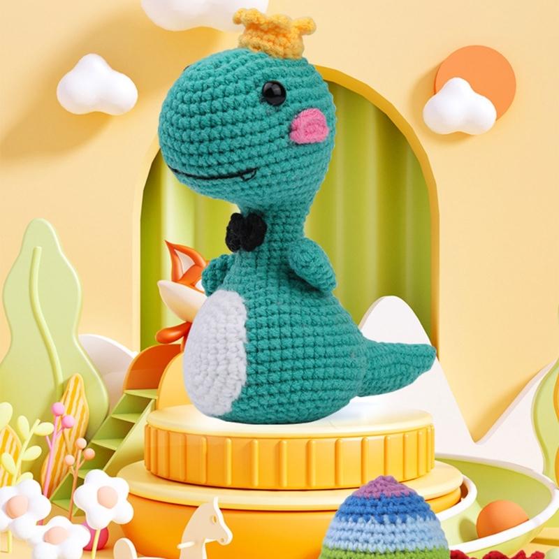 Ručně vyráběné DIY háčkované pletací sady Vlněná příze Nitě Šicí materiál pro začátečníky