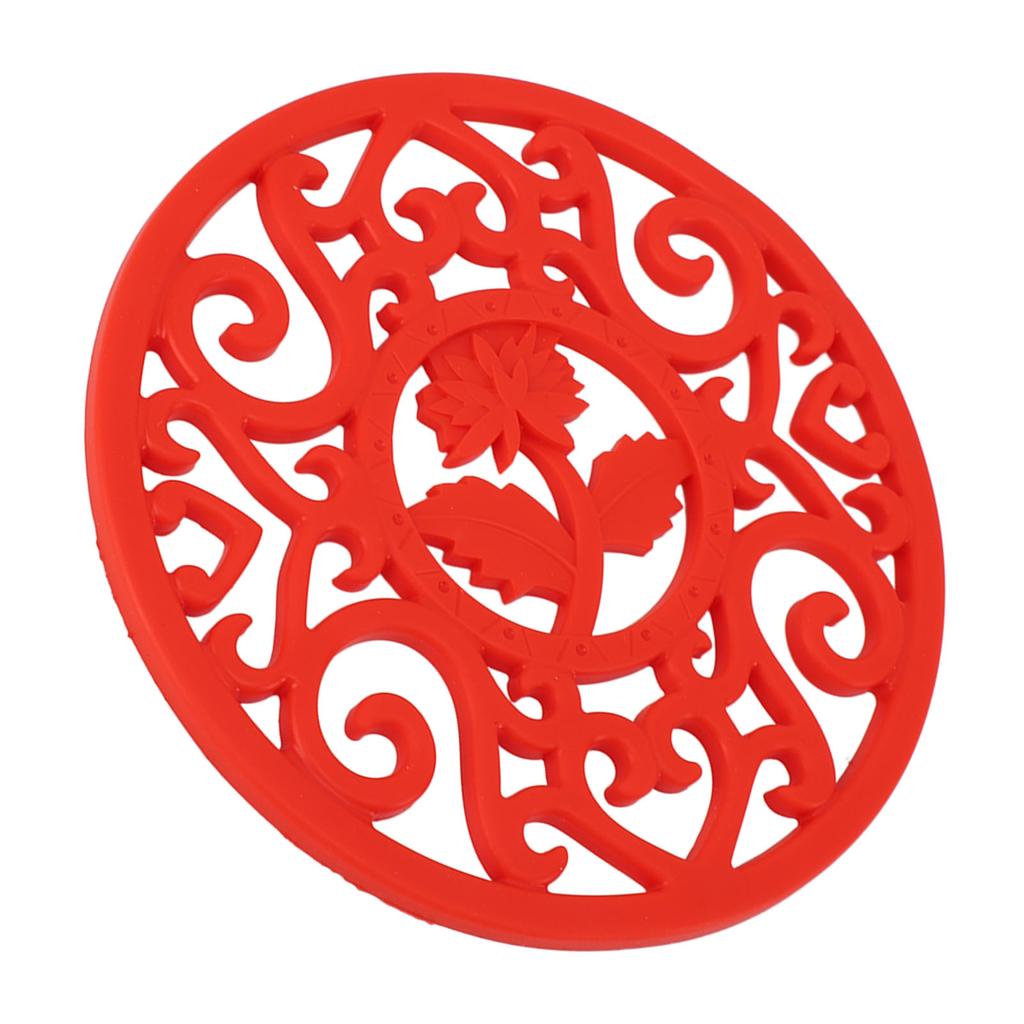 Silicone Trivet Mat Hot Pot Holder for Hot Dishes Countertop Teapot Trivet Nonslip Heat Resistant