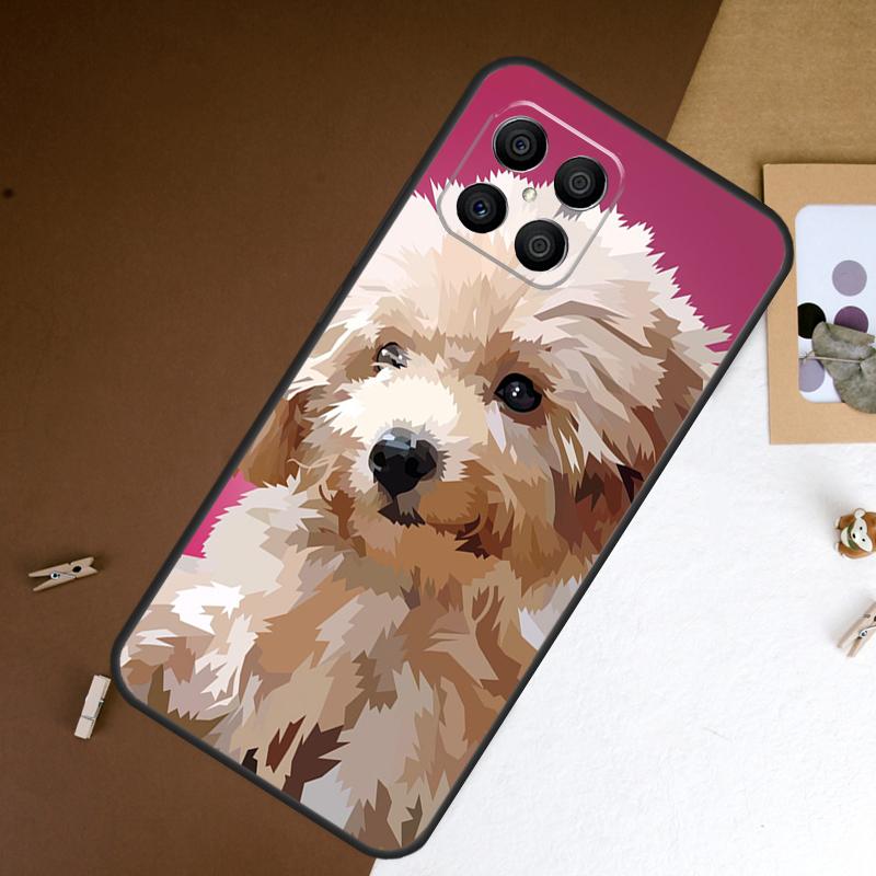 Cure Cartoon Poodle Case For Honor 70 50 90 Lite Magic 6 5 Pro Cover For Honor X8a X9a X7a X6a X9b X8 X9 X7 8X