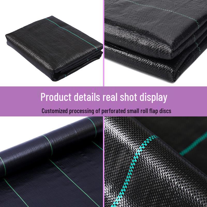 Black PP Weed Barrier Cloth: Breathable, Water-Permeable Ground Cover for Orchards and Gardens