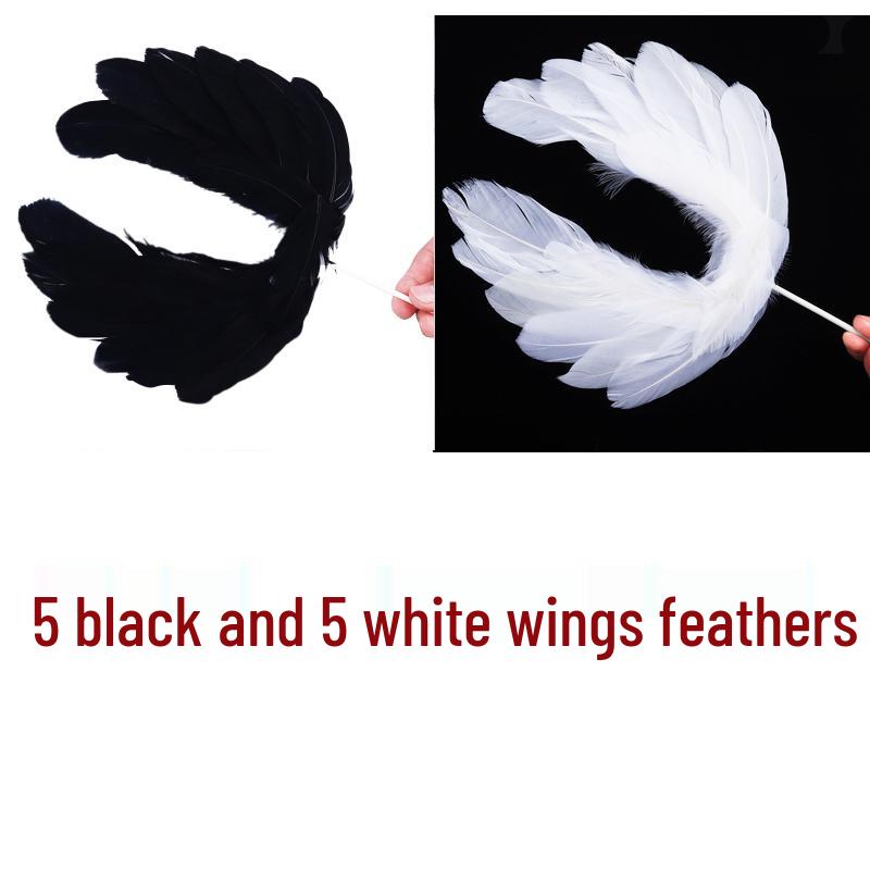 Angel Wing Feather String Lights Cake Topper Ornaments